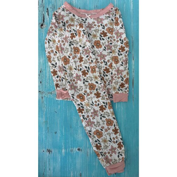 Milkberry 2 Piece Flower Bamboo Pajamas 24 Months - Picture 1 of 4